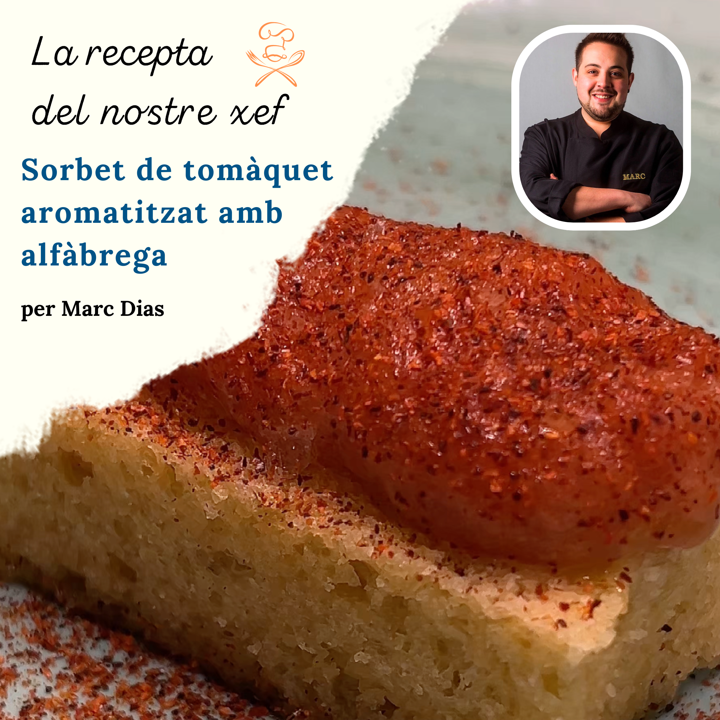 Sorbet de tomàquet aromatitzat amb alfàbrega 25 Sorbet de tomàquet aromatitzat amb alfàbrega